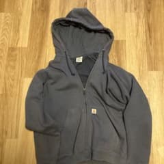 キ*ン様 Carhartt フルジップ パーカー ネイビー Sのサムネイル