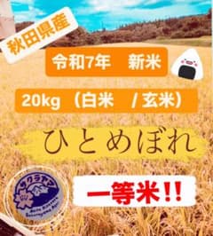 ☆令和7年 ‪新米 ひとめぼれ 20kg 秋田県産 産地直送☆ - メルカリ‬