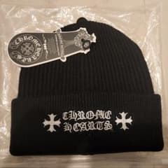 【新品】CHROME HEARTS ニット帽 ビーニー ブラックのサムネイル