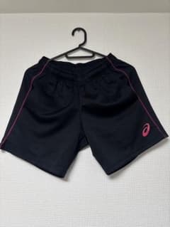 asics アシックス バレーボール パンツ ブラック ピンク Lのサムネイル