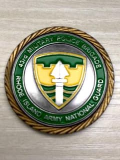オマケ付き！第43憲兵大隊最先任上級チャレンジコインのサムネイル