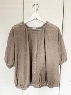 シアー刺繍ブラウス　サマンサモスモスのサムネイル