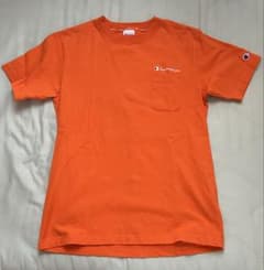 Champion Tシャツ オレンジ LARGE ２枚購入割引しますのサムネイル