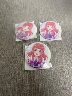 プリティーオールフレンズ webくじ 缶バッジ あいら3個セット - メルカリ