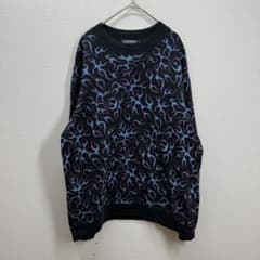 1195 COOTIE Flames Crewneck Sweat Blk L