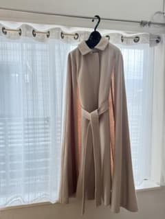 CELFORD ベージュ ロングコート ケープスタイル マントコート - メルカリ