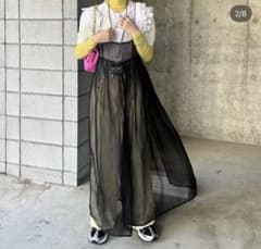 美品 cecilie bahnsen シルクキャミワンピースのサムネイル