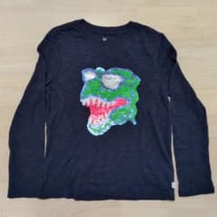 GAP キッズ 長袖カットソー スパンコール 恐竜120cmのサムネイル