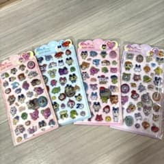 ポップシール 4パックセット キャラクターシールのサムネイル