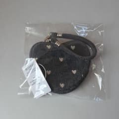 完売☆未開封】フェイラー ハート型ポーチ☆ラブラリーハート・グレー
