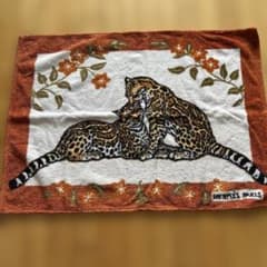 HERMES PARIS ヒョウデザインラグ - メルカリ