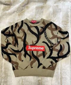 19AW supreme Tribal CamoSweater S - メルカリ