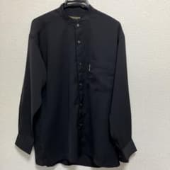 バンドカラーシャツ ブラックのサムネイル
