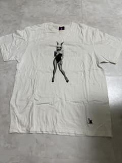 京都・撫子限定・L】#FR2撫子 バニーガール プリント Tシャツ 白 紫