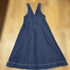 新品GU デニム ジャンパースカート ロング丈のサムネイル