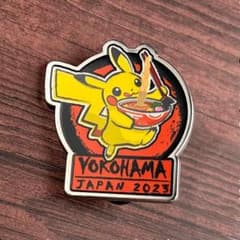 海外限定 】世界大会 横浜 2023 ピカチュウ 金属 ピンバッジ - メルカリ