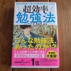 最短の時間で最大の成果を手に入れる 超効率勉強法のサムネイル
