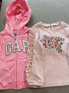 GAP パーカー Calvin Klein トップス 2点セット 4 yearsのサムネイル