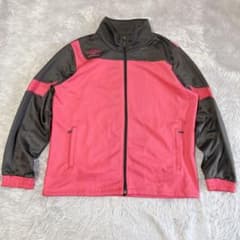 未使用級 umbro アンブロ トラックジャケット ジャージ ピンク グレーのサムネイル