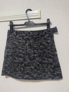 セントアンドリュース ゴルフ用スカート ブラック/グレー迷彩のサムネイル