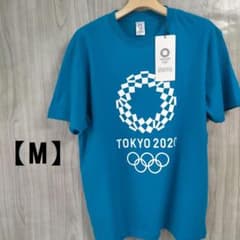 도쿄 올림픽 공식 라이센스 T 셔츠 하늘색 2020 올림픽