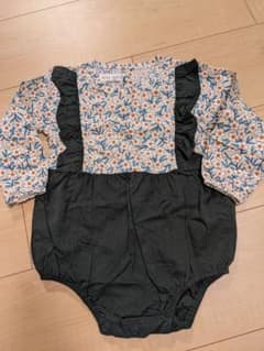 週末セール！韓国ロンパース 12-18m ベビーキッズ服  未使用のサムネイル