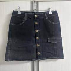 Fancy Club ダークデニム ミニスカート Mのサムネイル