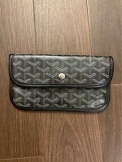 GOYARD マルチケース ブラック ポーチ GOYARD マルチケース ポーチ 黒 | Mercari
