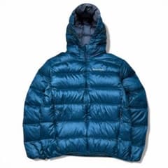 極美品 廃盤 montbell ライトアルパインダウンパーカ ブルー Mサイズ