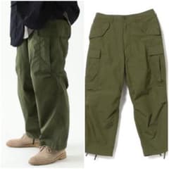 ビームス　6ポケット　ワークパンツ　カーゴパンツ オリーブのサムネイル