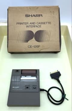 SHARP プリンタ カセットインターフェイス CE-126P ポケコン SHARP CE-126P カセットインターフェース ポケコン用プリンター - メルカリ