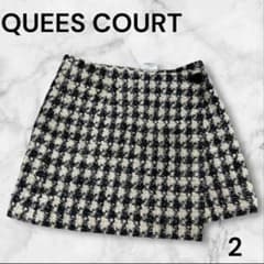 【QUESTCOURT】2 千鳥柄ラップミニ丈スカート ビッキー