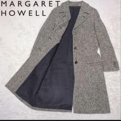 美品！MARGARET HOWELL ウールツイードロングチェスターコート Ⅰ