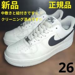 26cm中古】ナイキ エアフォース1 ロー ホワイト - メルカリ