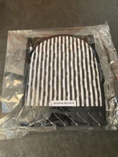 (新品未使用)DEAN&DELUCA ダブルオーブンミット　ストライプモノトーンのサムネイル