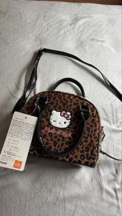 【完売品】Hello Kitty レオパード柄 2WAYバッグ　限定希少のサムネイル