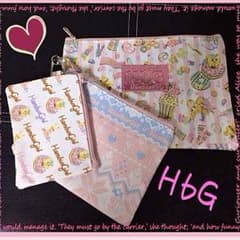 新品☆ HbG 3点セットのポーチ♡のサムネイル