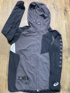 ASICS XAW721 ジャケット Sサイズ グレー/ブラックのサムネイル