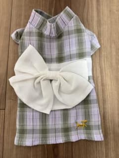 ROPE PICNIC 犬用 チェック柄 リボン トップスのサムネイル