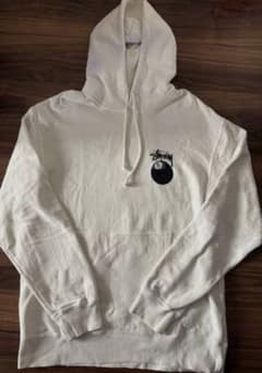 STUSSY 8ボールパーカー フーディ ホワイト - メルカリ