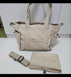 高撥水マルチシートインマザーズ2WAYトートバッグ ワークマン 美品のサムネイル
