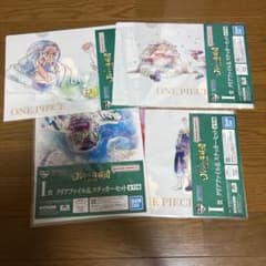 ONE PIECE 클리어 파일 & 스티커 세트