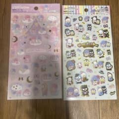リトルツインスターズ＆サンリオキャラクター ステッカーセットのサムネイル