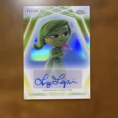 【激レア】ムカムカ インサイドヘッド 直筆サインカード topps pixar 美品】ムカムカ インサイドヘッド 直筆サインカード topps pixar