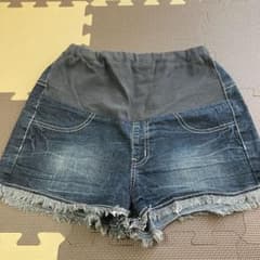 マタニティデニムショートパンツのサムネイル