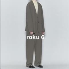 roku 6 SET UP NO COLLAR JACKET 36 - メルカリ