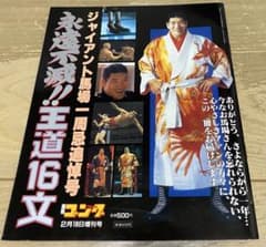 ジャイアント馬場一周忌追悼号　永遠不滅‼︎王道16文のサムネイル