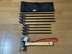 【Luna Three】スノーピーク ソリッドステーク＋ハンマー＋ケース Luna Three様専用】スノーピーク ソリッドステーク＋ハンマー＋ケース