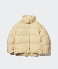 UNIQLO パウダーソフトダウンジャケット　イエローのサムネイル