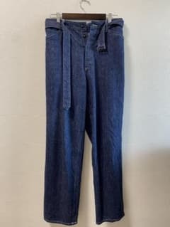COMOLI / 21AW コモリ ベルテッド デニムのサムネイル